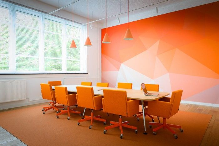 Orange Office Space 