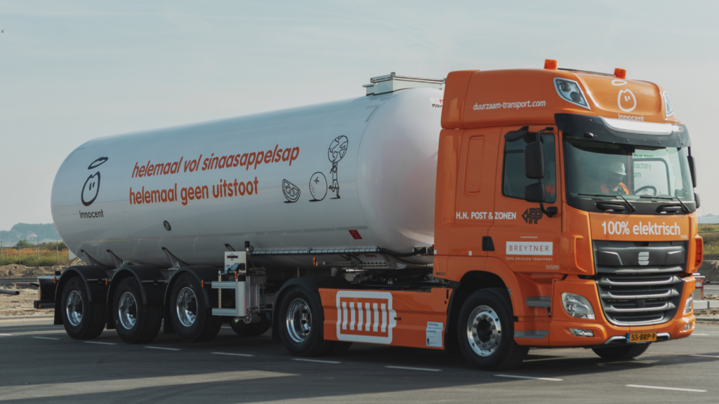 innocent the blender in the netherlands is world's most sustainable juice factory in the world with fully electric vehicles