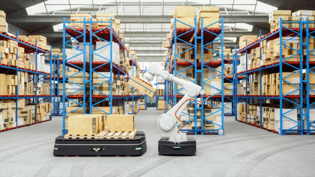 Robotic arm in warehouse - Plus One Robotics Netherlands - Invest in Holland