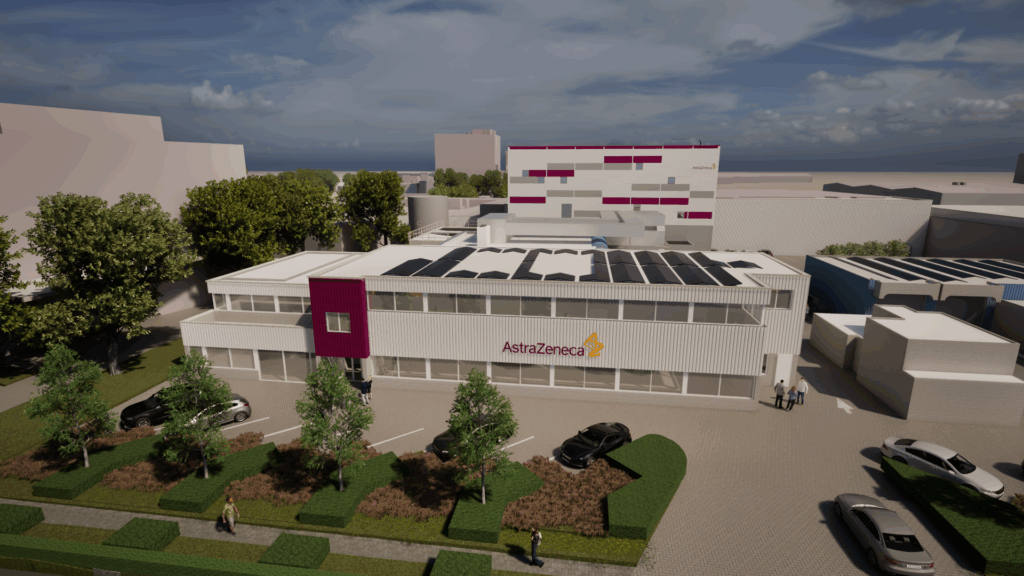 Impression of expansion AstraZeneca Nijmegen